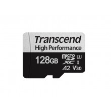 .16GB MicroSD (Class 10) UHS-I (U1),+SD adapter Transcend "TS16GUSD300S-A" (R/W:95/45MB/s)