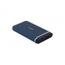 1.0TB (USB3.1/Type-C) Transcend Portable SSD "ESD350C", N.Blue (96x54x12mm, 87g, R/W:1050/950MB/s)