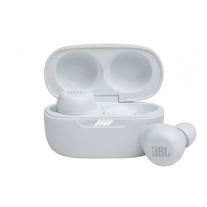 True Wireless JBL  LIVE Free NC+  White TWS Adaptive Noise Cancelling