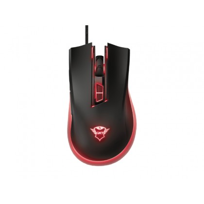 Trust GXT 121 Zeebo,1200 - 3200 dpi, adjustable LED lighting, 7 Programmable button, 1,8 m USB, Black