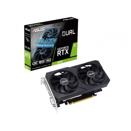 VGA ASUS RTX3050 8GB GDDR6 Dual OC  (DUAL-RTX3050-O8G-V2)