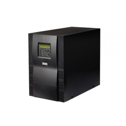 UPS PowerCom VGS-3000, Tower, 3000VA/2700W, Online, LCD, USB,SNMP SLOT, Ex. Batt. Con., 6xSchuko