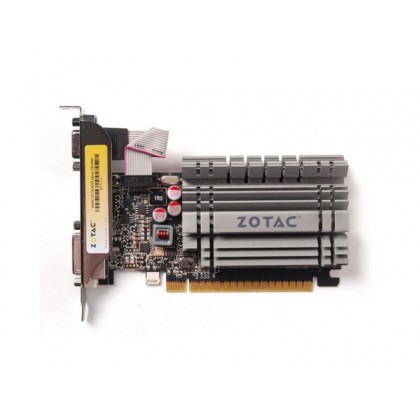 ZOTAC GeForce GT730 Zone Edition 4GB GDDR3, 64bit, 902/1600Mhz, HDCP, VGA, DVI-D, HDMI, Low Profile, Passive Heatsink, 2x Low profile bracket included, Lite Pack